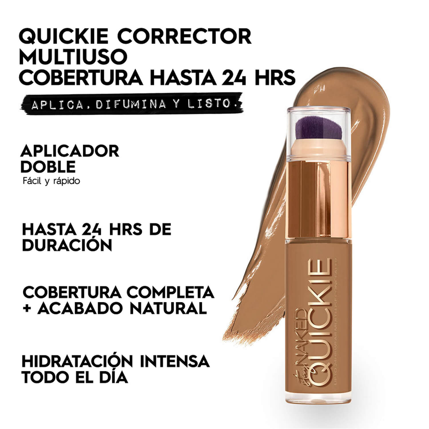 STAY NAKED QUICKIE (CORRECTOR-BASE MULTIUSO)